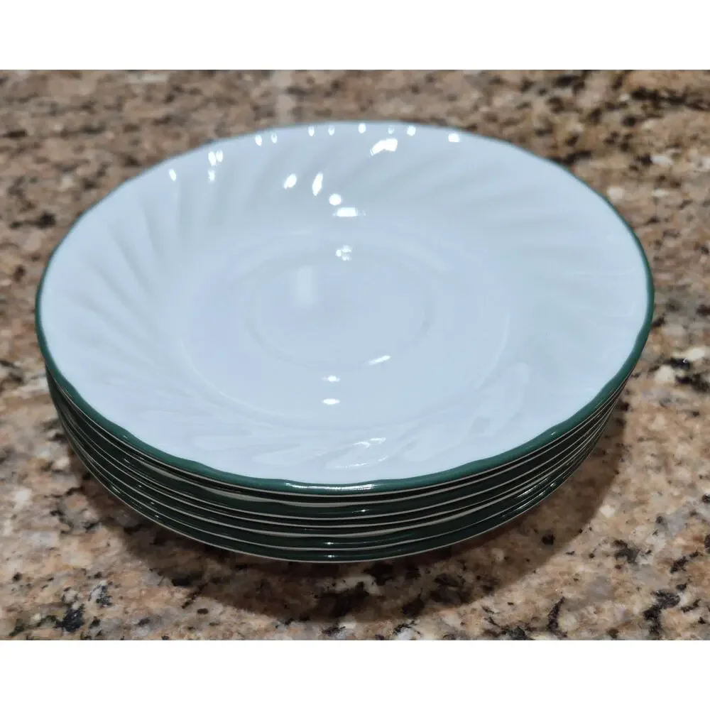 Corelle Callaway Ivy Swirl Saucer Plates 6 1/4